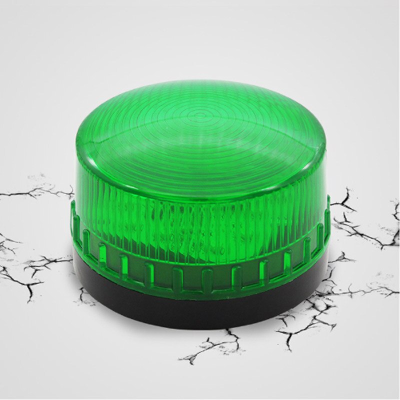 Gate opener Waterproof mini lamp Security Alarm Strobe Warning Signal Flashlight Red, Yellow, Blue,green Optional（With sound）