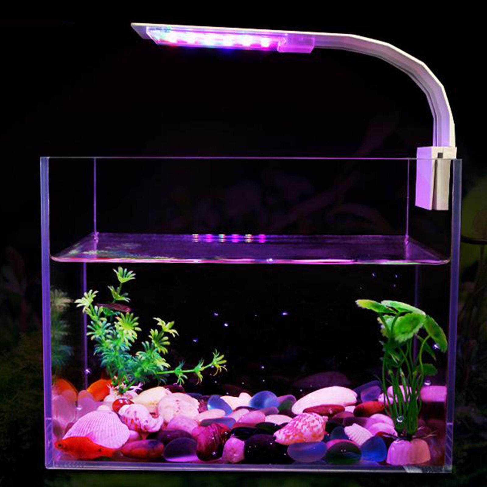LED Aquarium Light Full Spectrums Fishing Tank Light Multi-Color 20l Aquarium Light Color Changing Small Turtle