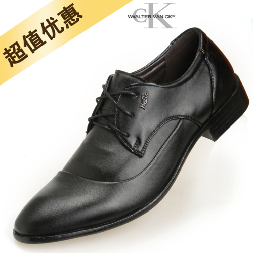 Läder oxford herr lägenheter skor casual brittisk stil män oxfords märke klänning skor för män: Svart / 6.5