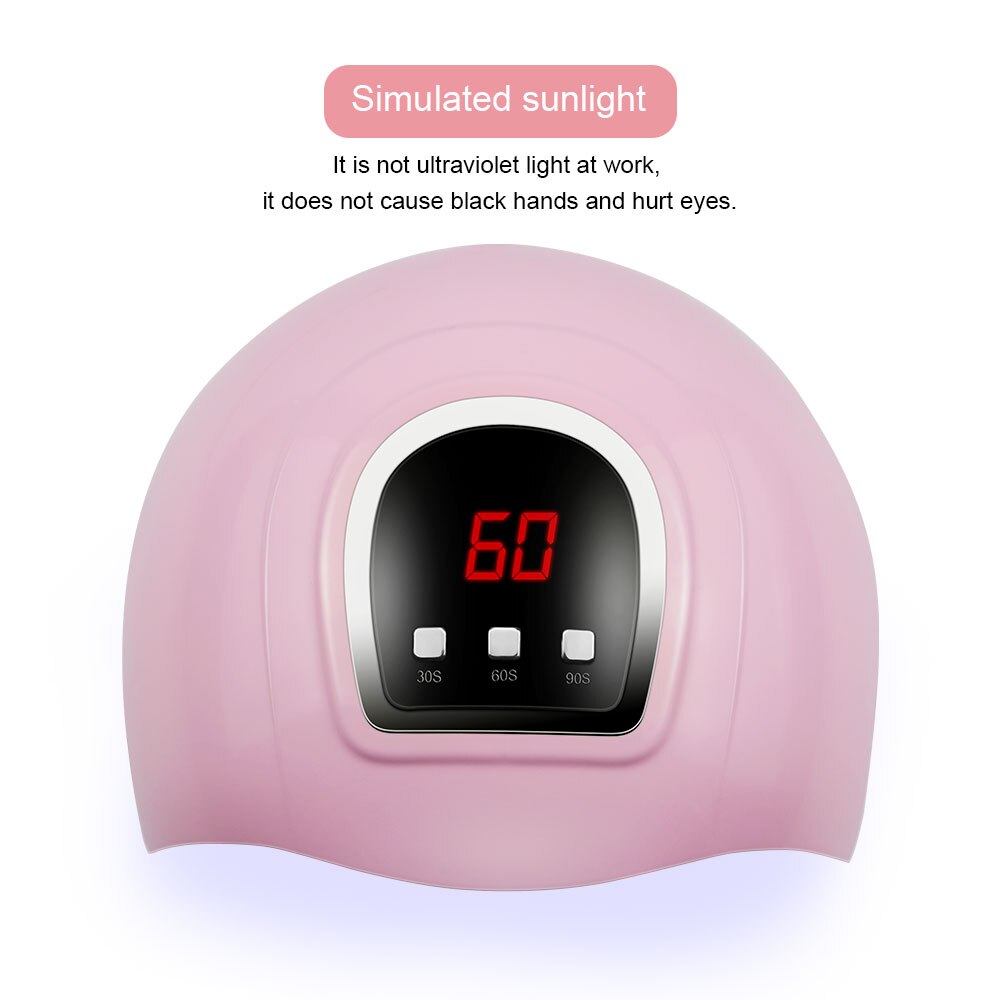 36W Nail Dryer Voor Nail Gel Uv Lamp Voor Manicure Drogen Gel Nagellak Led Nail Lamp Met 3 timing Display Nail Art Lamp Usb