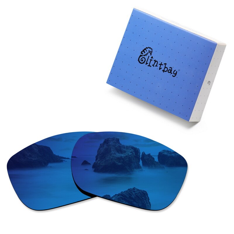 Glintbay Performance-lentes polarizadas de repuesto para gafas de sol Oakley Twoface, varios colores: Deep Blue Mirror