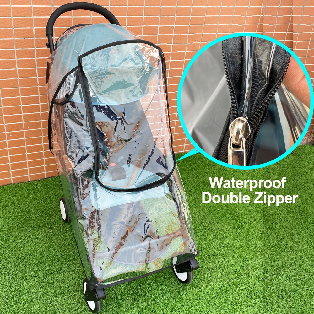 Safety EVA Baby Car Rincoat Baby Stroller Accessories Rain Cover Waterproof Cover for Babyzen Yoyo Yoya Babytime Babysing