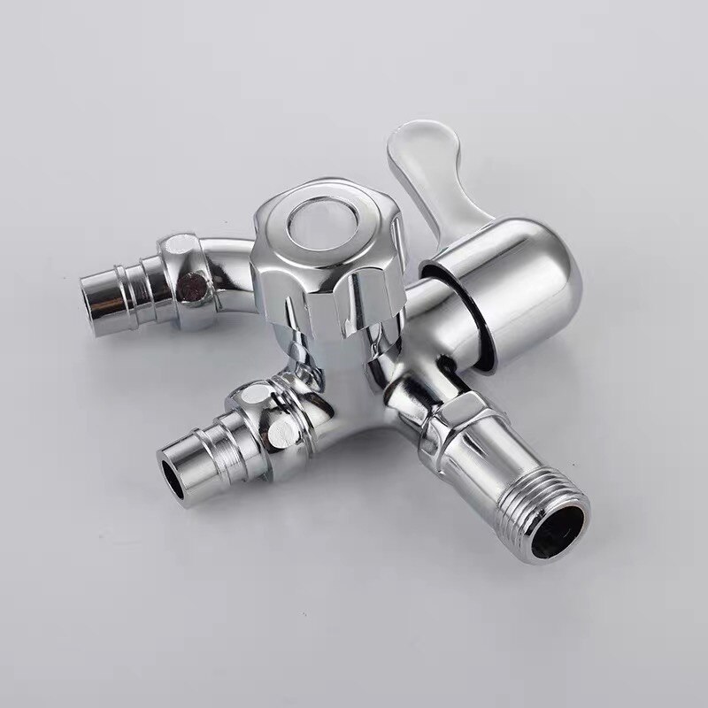 Washing Machine Faucets Chrome Copper Bathroom Wall Mounted Dual Control Single Cold Garden Bibcock Bath Toilet Mop Pool Taps