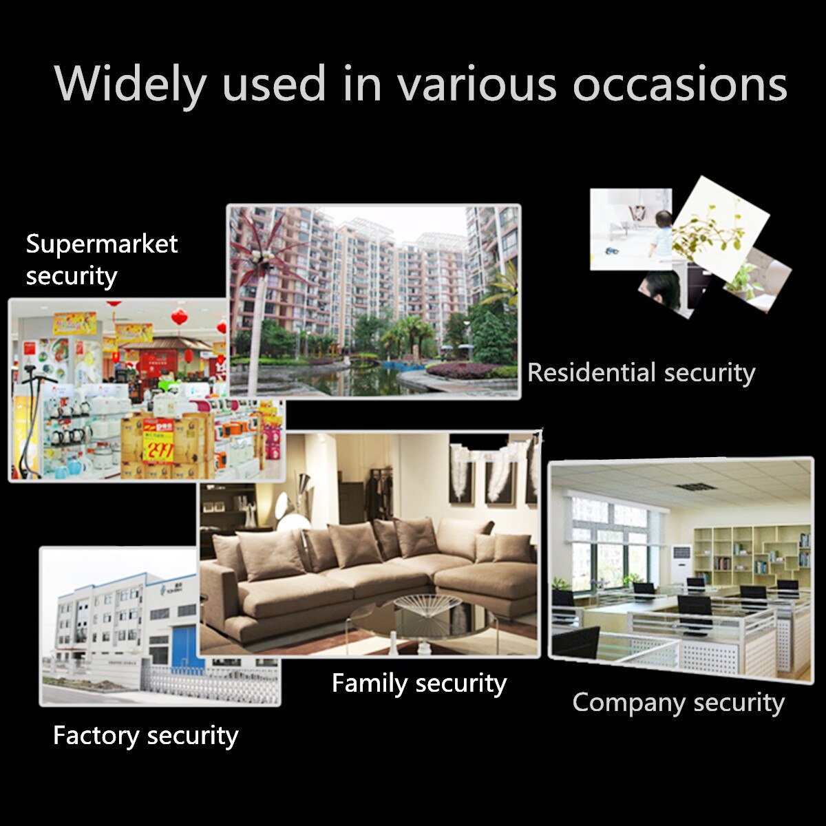Home Security Wireless Door Sensor LCD Notification Alert security alarm support Alexa Google Home Alert Sensor Kit 20PCS/Sets