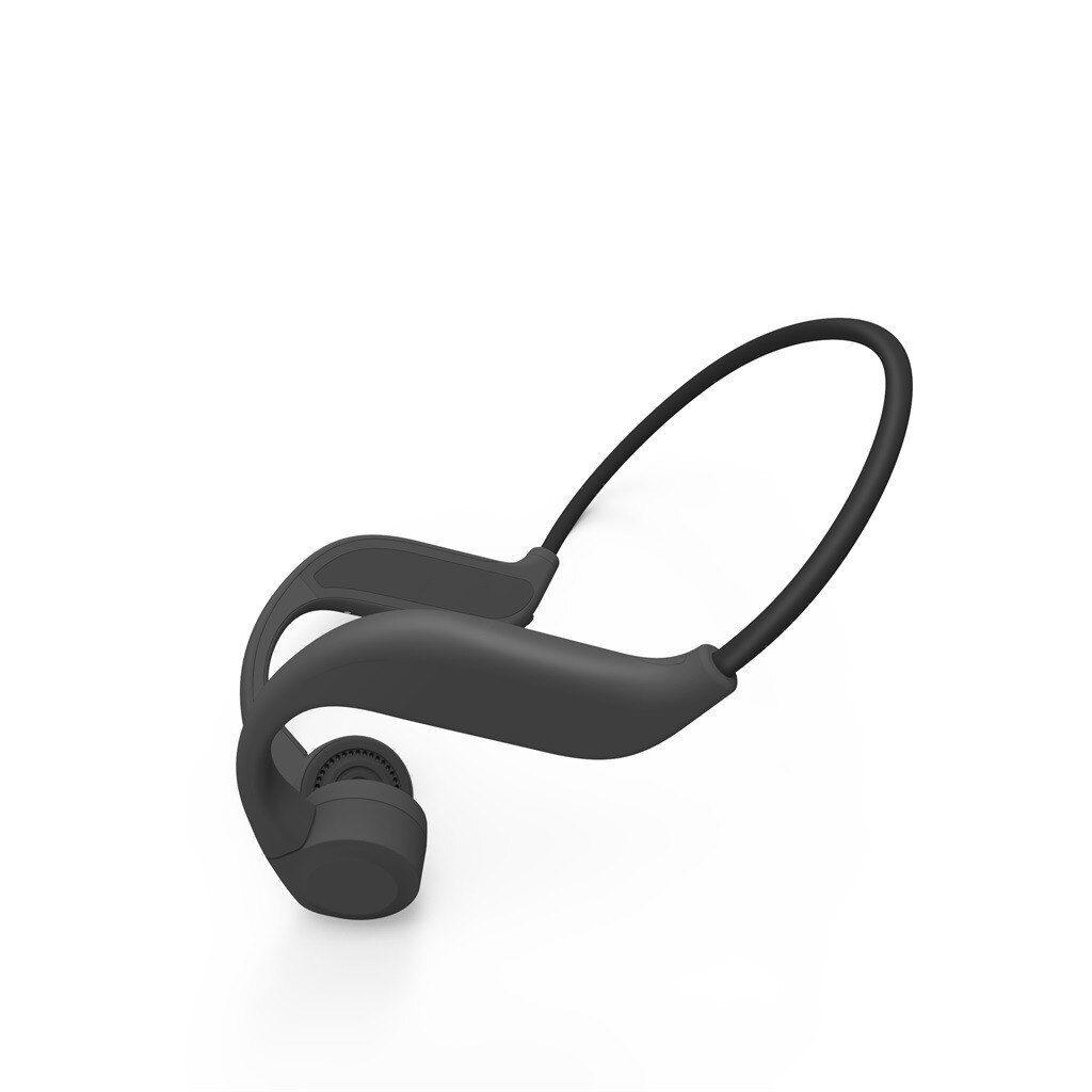 Wireless Stereo Bluetooth Bone-Conduction Music Headphone Sport Bluetooth Earphone Handsfree In Ear Earbuds MP4 Play: gray