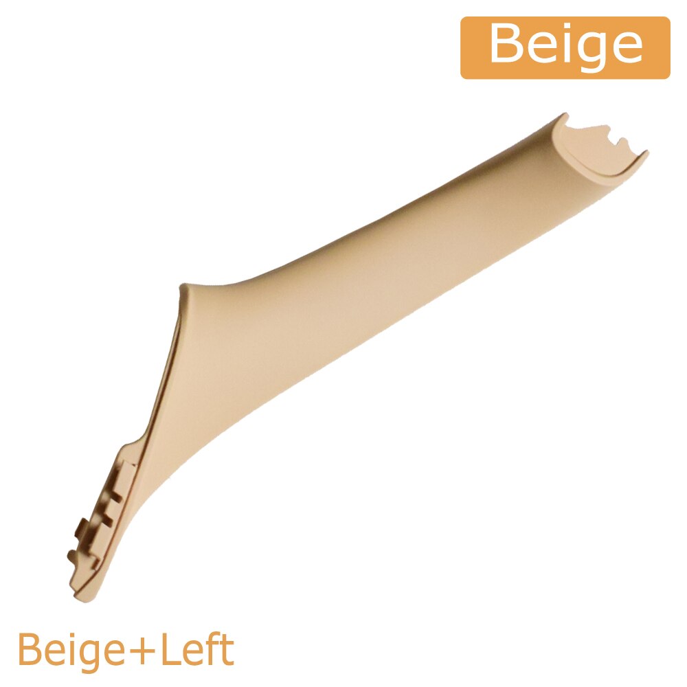 Voor Bmw 5 Serie F10 F11 Grijs Beige Zwart Auto Links Rechts Binnen Interieur Handvat Binnendeur Panel Pull Trim cover: Beige-left