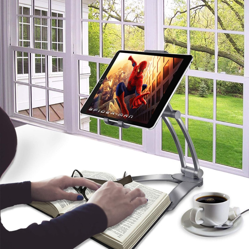 Rotating Portable Monitor Wall Desk Metal Stand Fit For Below 15.6inch monitor Tablet Mobile Phone Holders