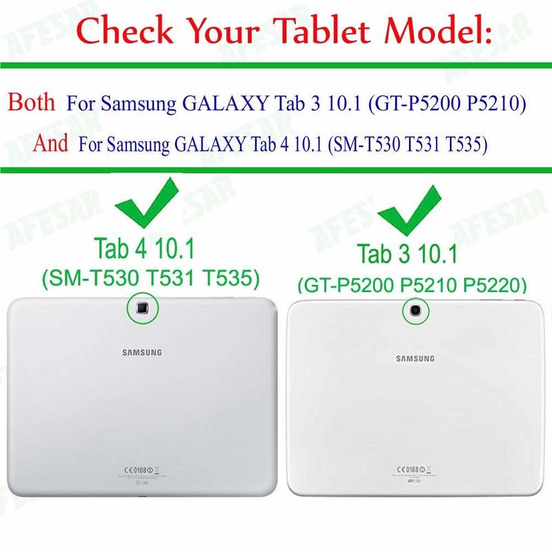 Premium pu leren hoesje voor samsung galaxy tab 3 10.1 gt-p5200 p5210 p5220, slanke hoes voor samsung tab 4 10 sm-t530 t531 t535 hoesje