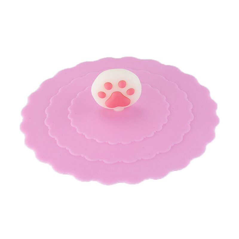 Couvercle de tasse en Silicone | En dentelle à motif de tasse, couvercle de bouteille, accessoires de cuisine pour le bureau à domicile, couvercles de tasses portables, perle offre spéciale 1 pièce: 4