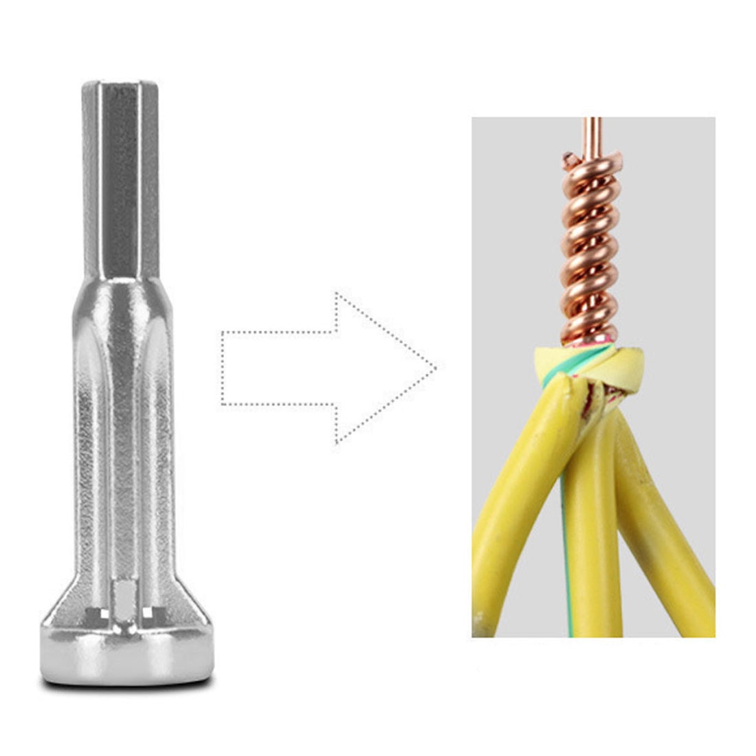 Electrical Twist Wire Tool 2~5 Hole Electrician Universal Automatic Twisting Wire Stripping Doubling Machine Connector