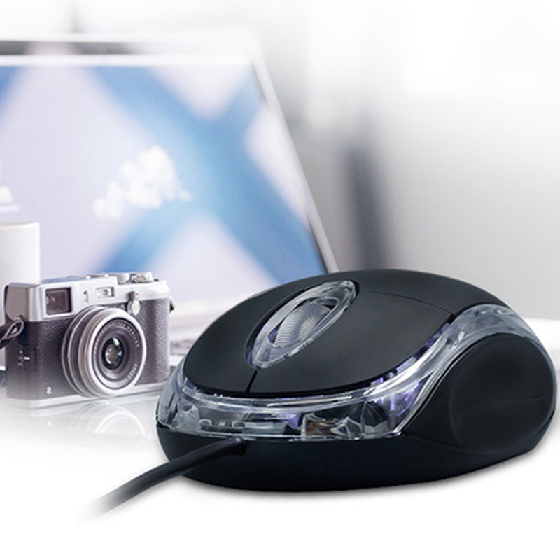 Om Optische Wire Muis Snelle Reactie Gevoelige Dunne Usb Cool Gaming Mouse Voor Desktop Laptop Eenvoudig En Licht 3 Sleutels muis