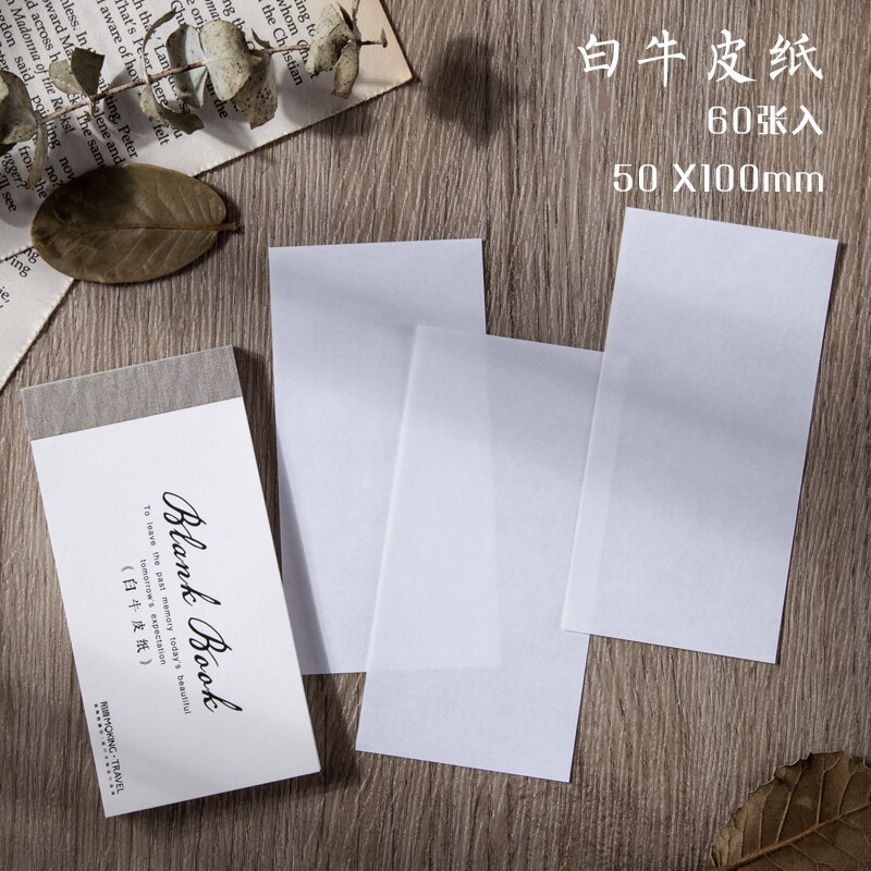 XINAHER 60 teile/satz Leere buch sechs verschiedene Material Papier Müll Tagebuch Planer Scrapbooking Jahrgang Dekorative DIY Handwerk Papier: C