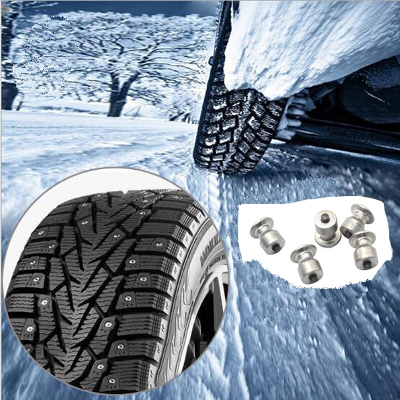 100 stk vinterhjul dekk antiskli spiker bil atv motorsykkel dekk 8 x 10mm