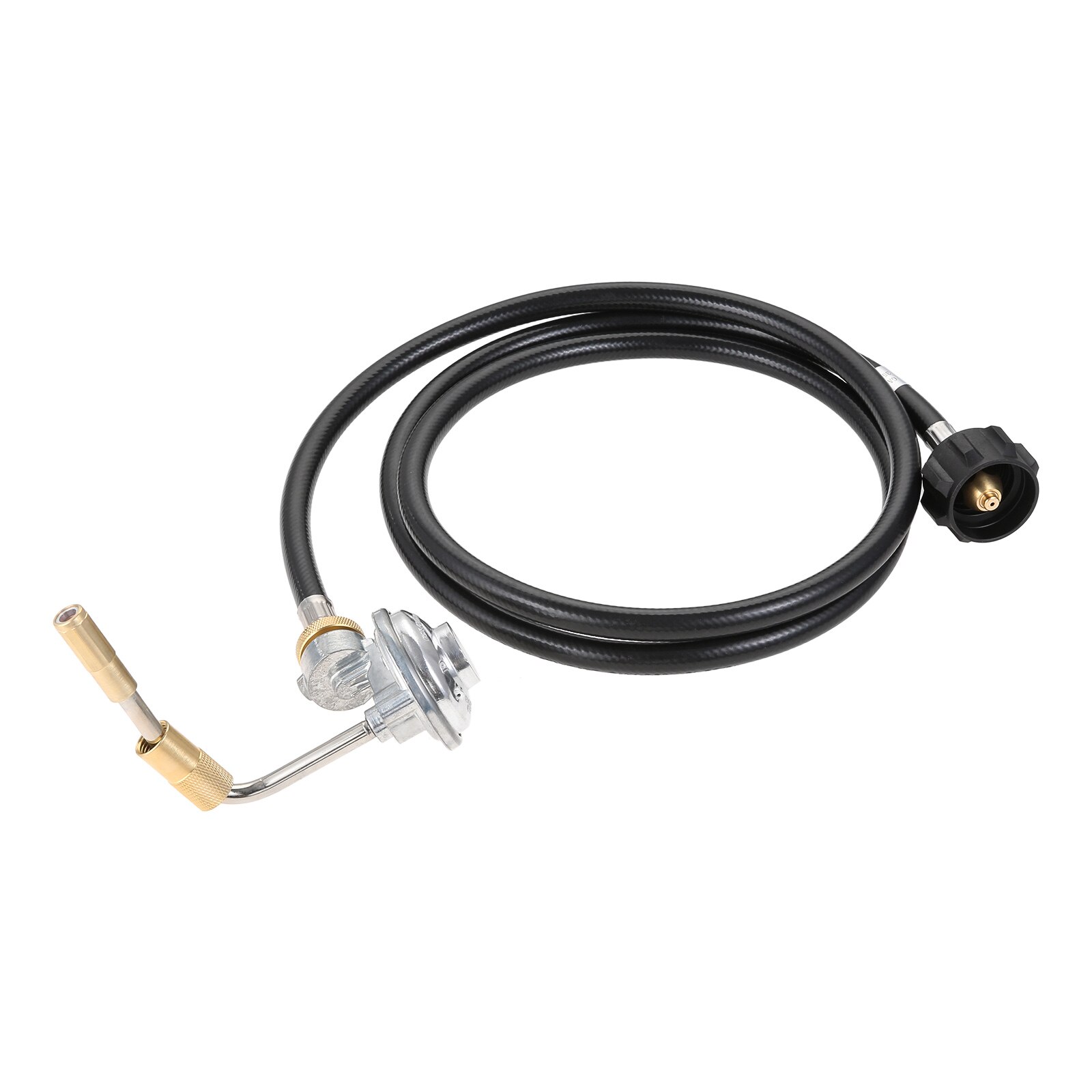 6FT Propane Adapter Hose 1lb to 20lb Converter with Gas Regulator fit for Blackstone 17", 22" Tabletop Griddle