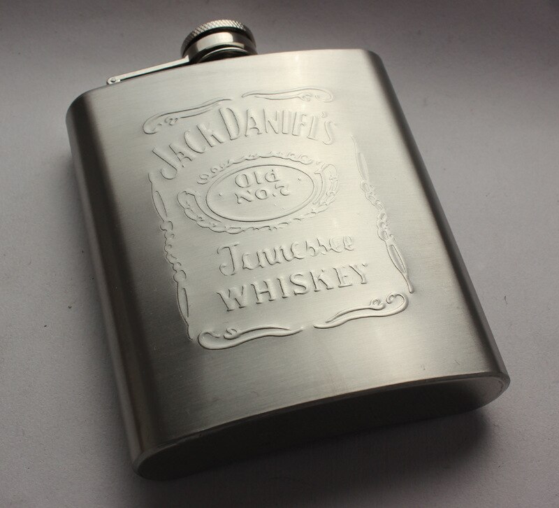 Stainless Steel Hip Flask Flasks for Liquor Set with Bonus Funnel &amp; Shot Glasses &amp; Box(00251)