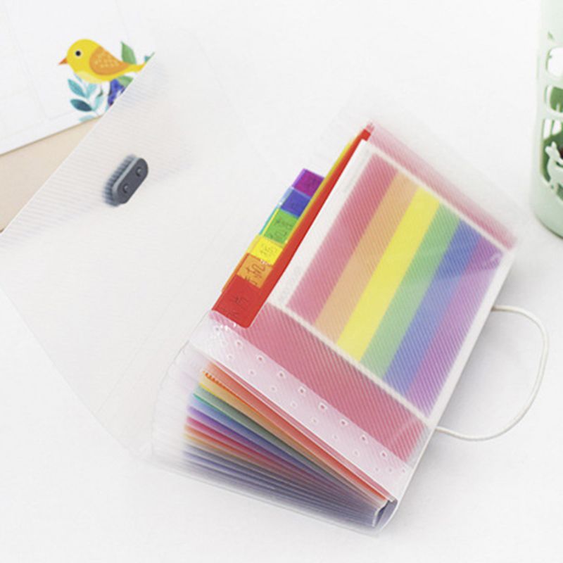 A6 Datei dokumentieren Tasche Mini Kassenbon Datei 13 Gitter Beutel Mappe Sekretariat Lieferungen dokumentieren Organizer