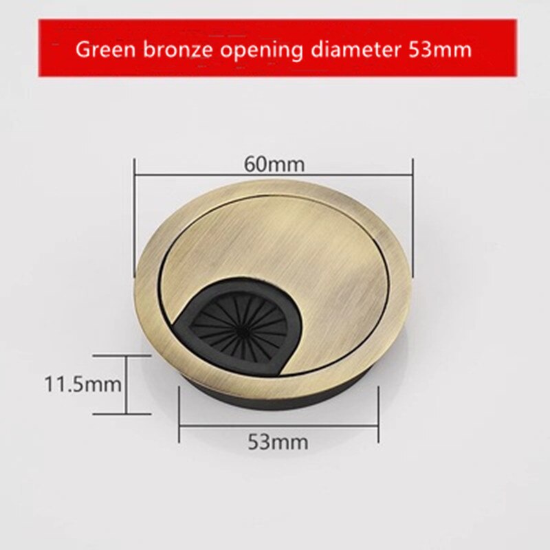 Dator bord linje hål lock gänghål metall gänga låda zink legering tråd låda 50/53/60/80mm gänga hål: Gul