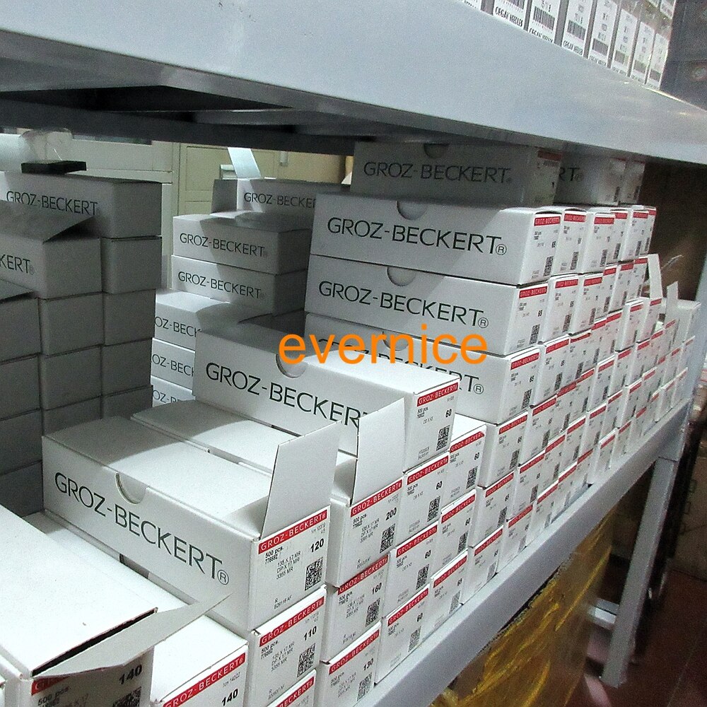 100 Aghi Per Macchina Da Cucire Groz-Beckert 135x5 DPX5 SY1955 – Punta Titanio Gebedur – Misura 11/75 - 3