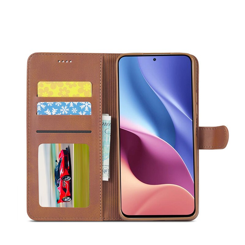 Case Voor Poco F3 Case Lederen Vintage Portemonnee Case Op Xiaomi Poco F3 Case Flip Magnetic Wallet Cover Voor Poco f3 Cover Etui Funda