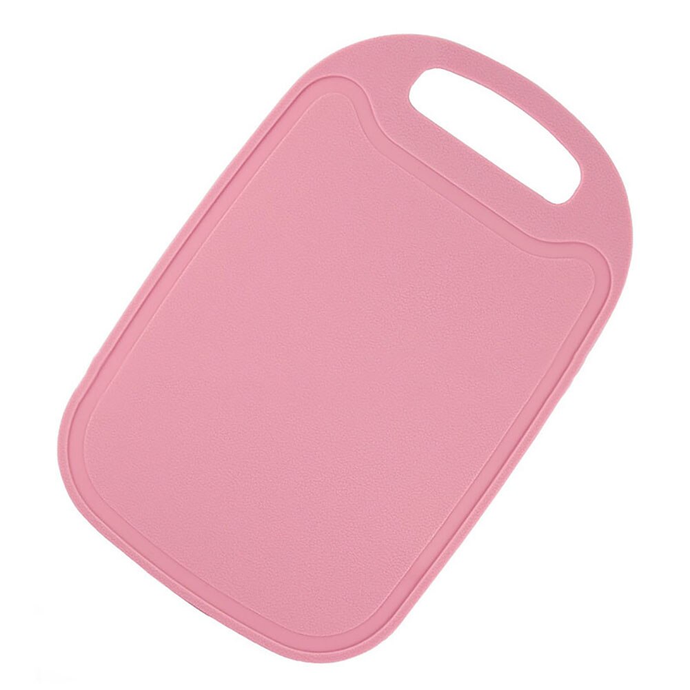 1pc sklisikker minikjøkken kjøttfrukt grønnsak skjærebrett matte skjæreblokk 32.7cm x 21cm x 0.42cm: Dyp rosa
