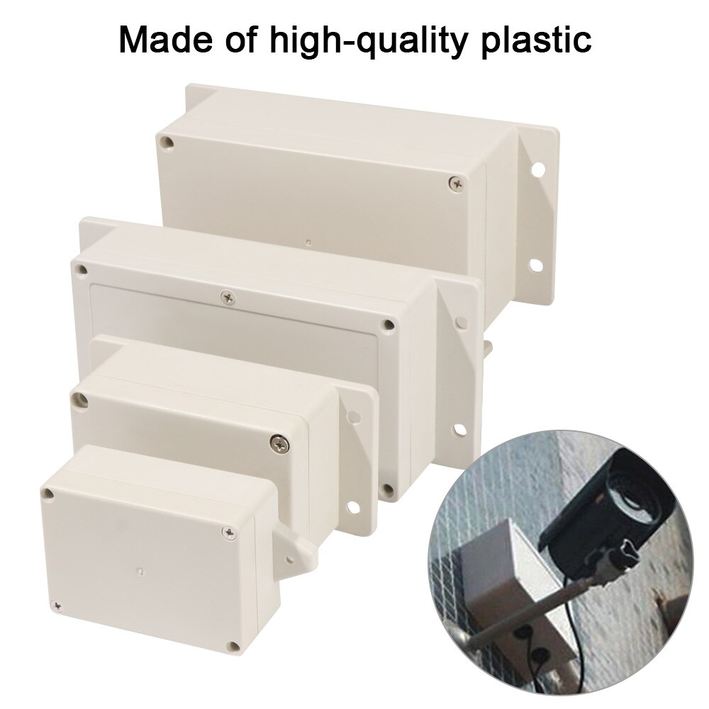 Waterproof Plastic Enclosure Box Electronic ip67 Junction Box Instrument Case Electrical Project Box ABS Outdoor Enclosure Case