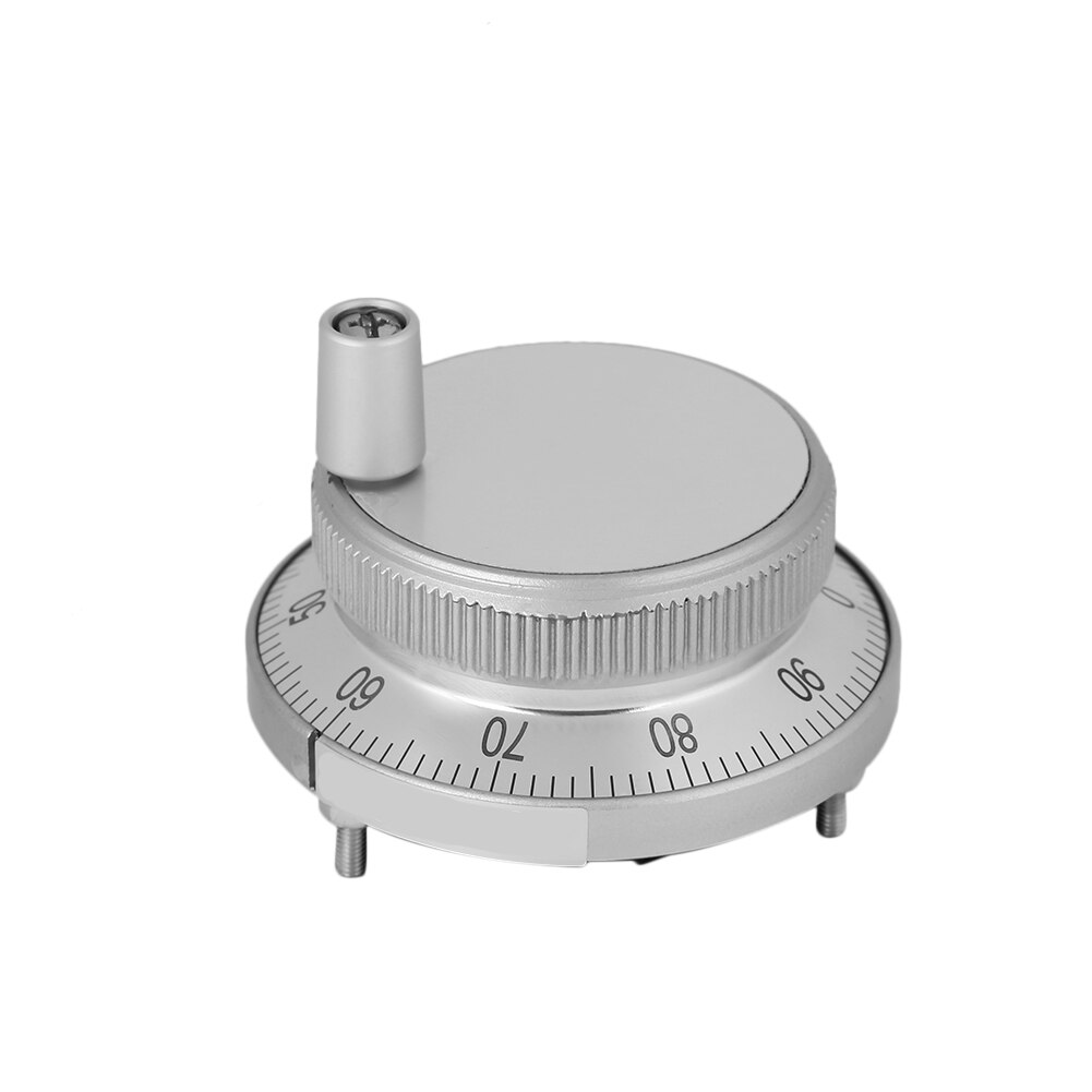 1Pc Cnc Manual Pulsgenerator Cnc Pulse Encoder 5V 60Mm Handwiel Pulse Encoders Mill Router handmatige Controle Voor Cnc Systeem: Sliver