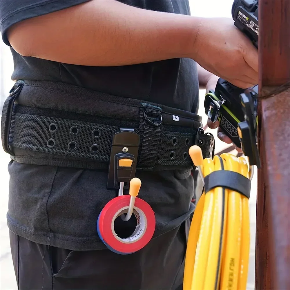 Praktisches Metallwerkzeug, Elektriker, Arbeiten, Multifunktionshalter, Haken, Hängeband, Helm, Bohrmaschine für Werkzeuggürtel, Dewalt-Tasche