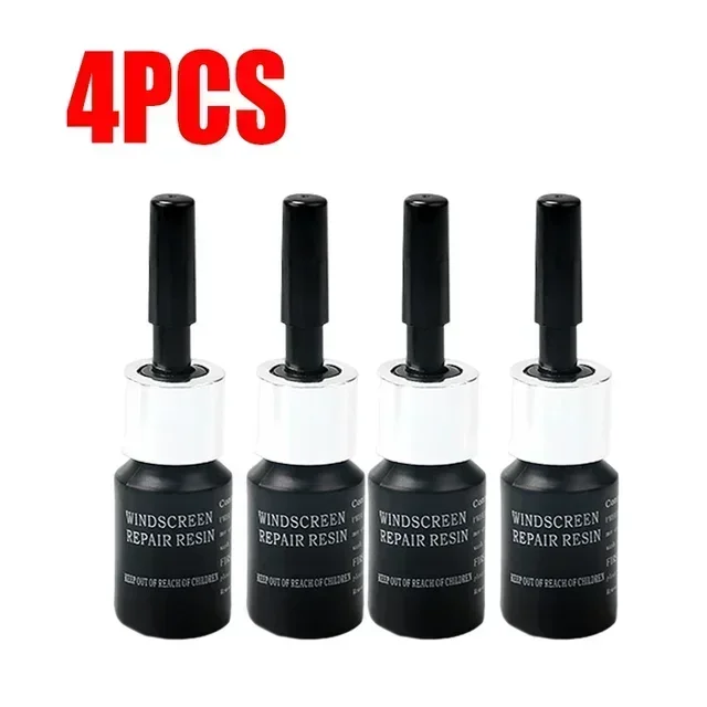 1/5PCS Auto Glas Reparatur Fenster Risse Gone Kit Entfernen Kratzer Automobil Lkw Gebrochen Reparatur Windschutzscheibe riss Recovery Set: Black