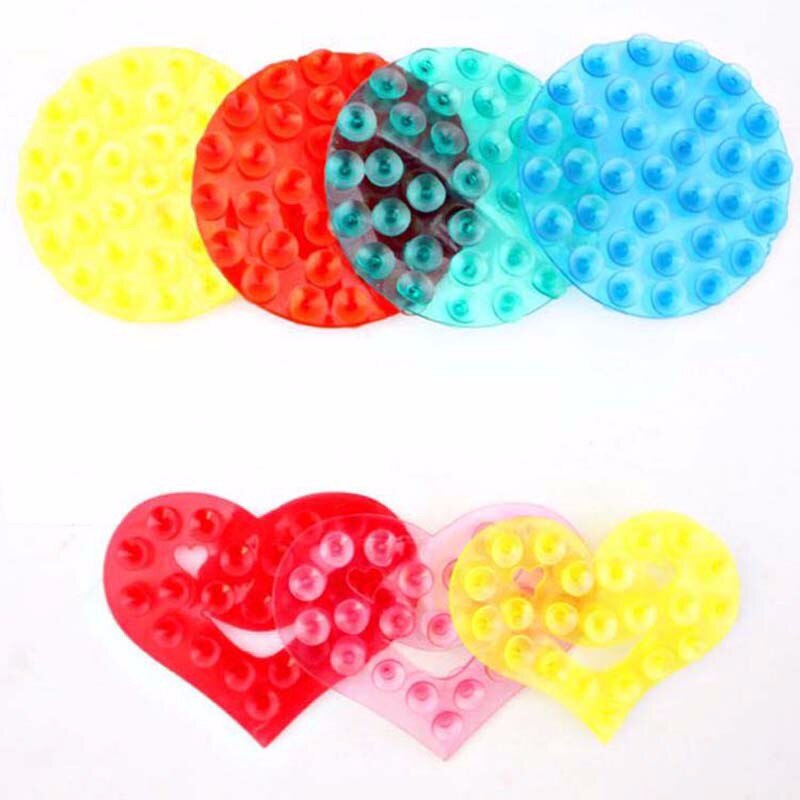 5 stuks/set mooie sterke dubbelzijdige vacuümzuiger magische plastic zuignap leuke badkamerartikelen zuigstandaard houder badspeelgoed