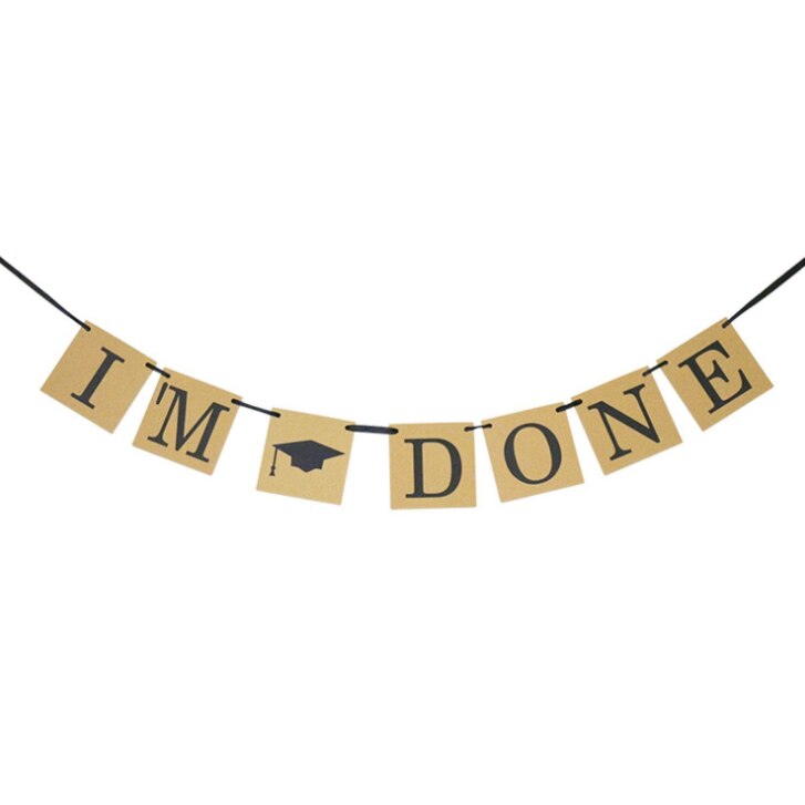 1 Juego de cartel de corona de primer cumpleaños para bebé, niño y niña decoración de de cumpleaños para, 1 año: I am done