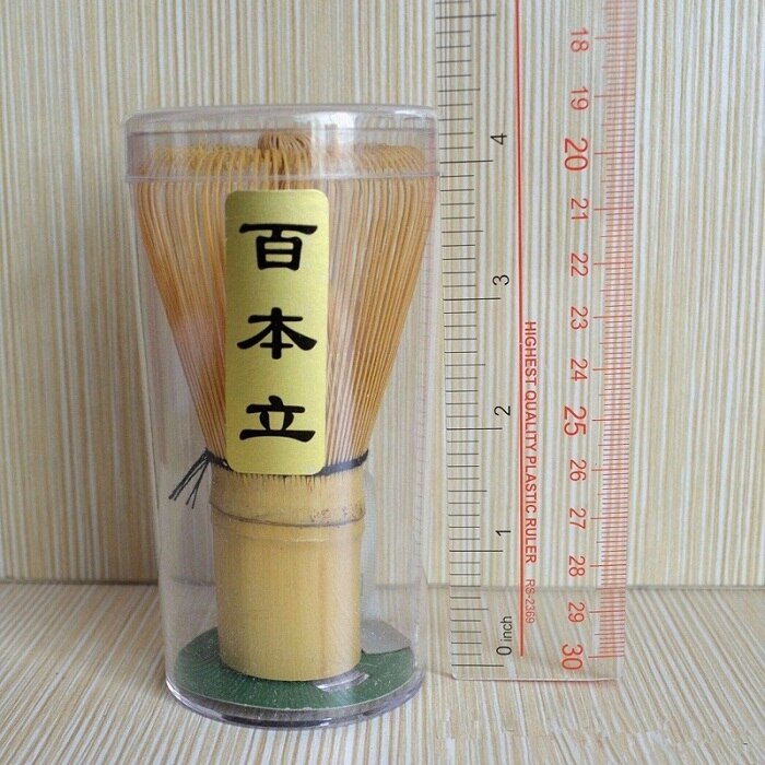 3Pcs Sets Theeceremonie Matcha Keramische Thee Kom Bamboe Thee Scoop Matcha Garde Japanse Theewaar Thee Tool 4 Stijl matcha Kom Set: Chasen 100 Prongs