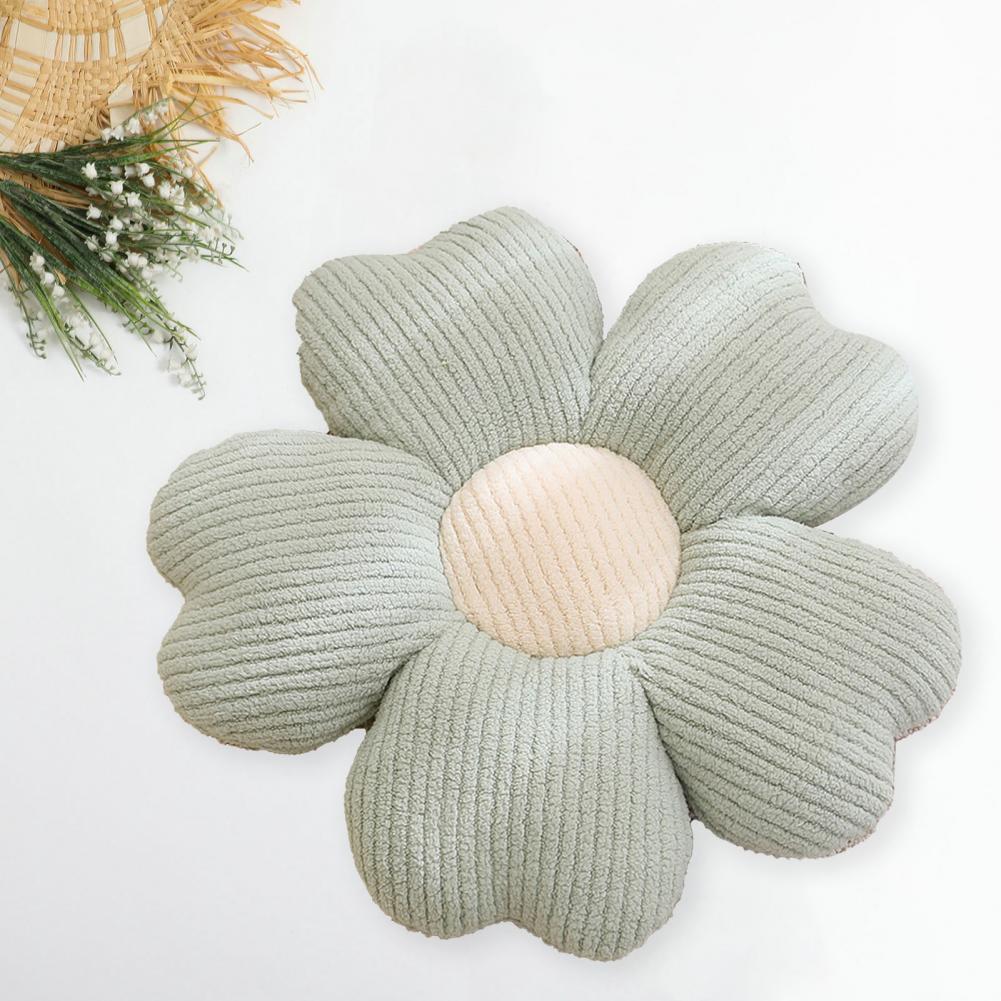 Coussin de fleurs en peluche à 5 pétales, décor de chambre Girly, oreiller tournesol, baie vitrée, réglage de fleurs roses, oreiller de siège de chambre d'enfants