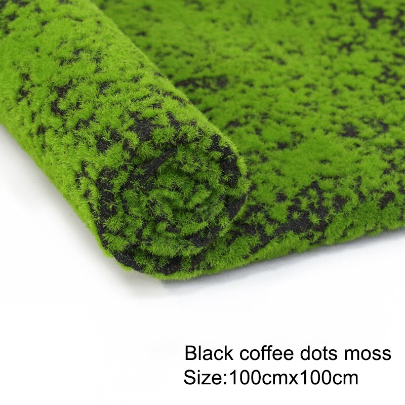 100cm simulering grøn plante væg mos græstørv simulering grøn plante scene vindue display diy mini have mikro øko dekoration: B