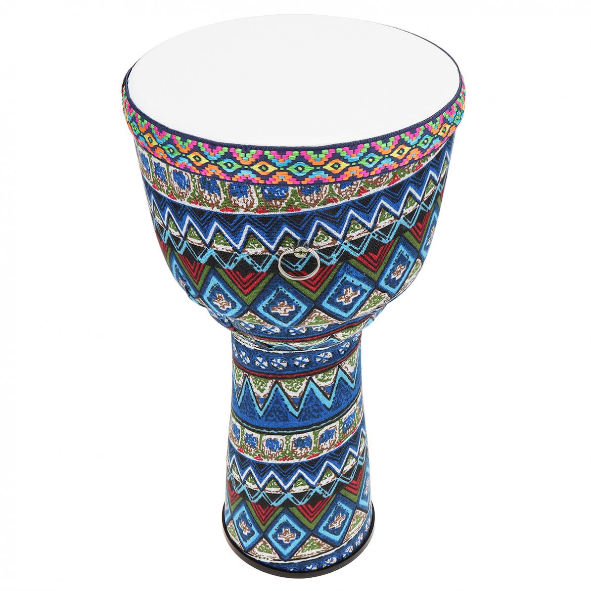 8 Inch PVC Afrikaanse Djembe Trommel Kleurrijke Doek Art ABS Vat Huid Kinderen Handtrommel