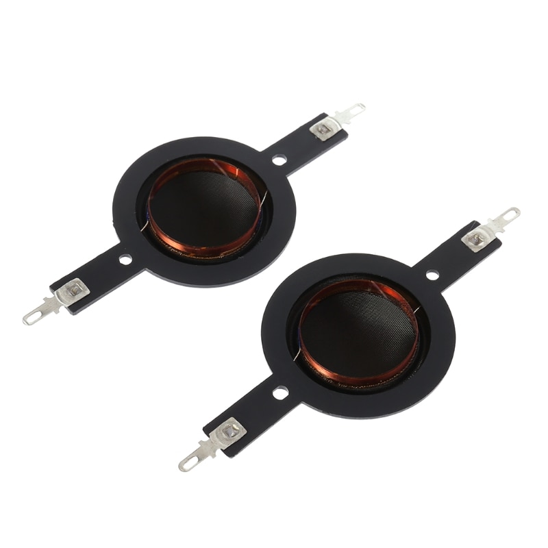 2pcs 25.5mm Tweeter Voice Coil Horn Tweeter Diaphragm Driver DC resistance 5-8Ohm 25 Core Silk Film Treble DIY