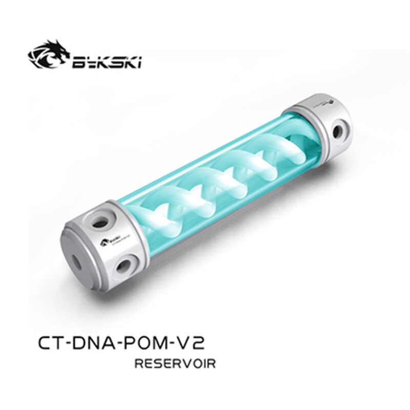 Bykski Dna Cilindrische Reservoir Res Pom T Virus Spiraal Water Tank Pc Cooling Cooler 12V/5V Rgb, 190/260Mm CT-DNA-POM-V2