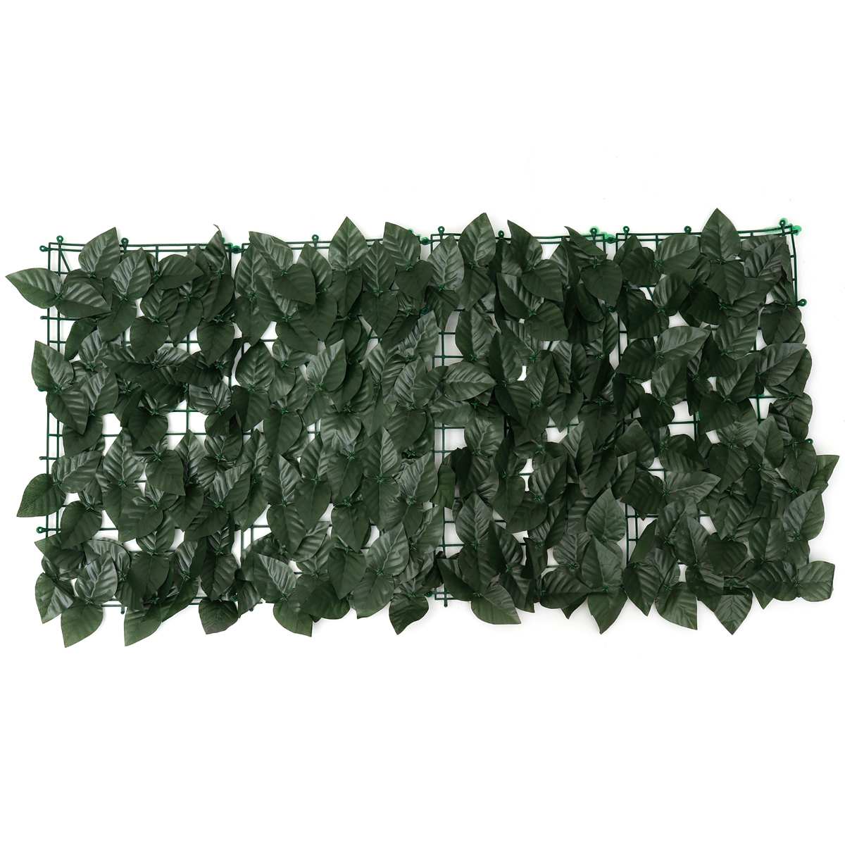 1 x 0.5m plantenmuur kunstgras buxushaag tuin achtertuin huisdecoratie simulatie gras grasmat gazon buiten bloemenmuur: 2550cm / Groen dorpelblad