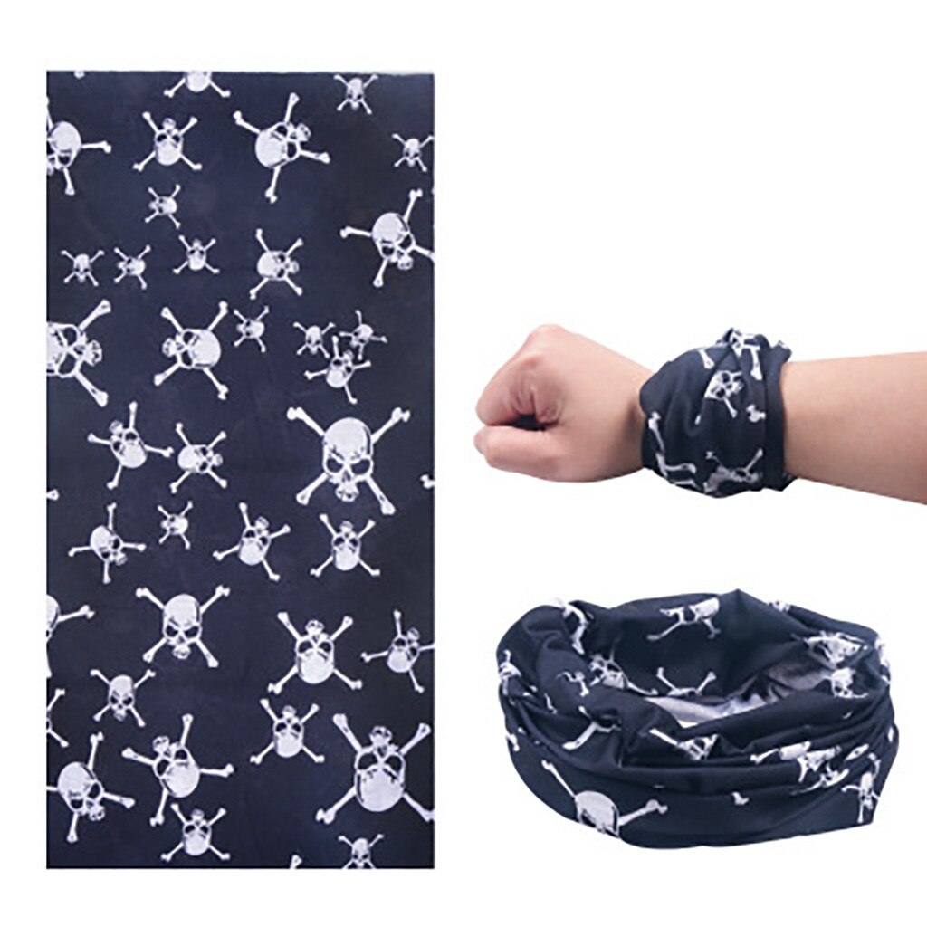 Outdoor Print Seamless Magic Scarf Ear Hook Sports Scarf Neck Tube Face Dust Riding Bandana UV Protection Neck Gaiter Scarf: B