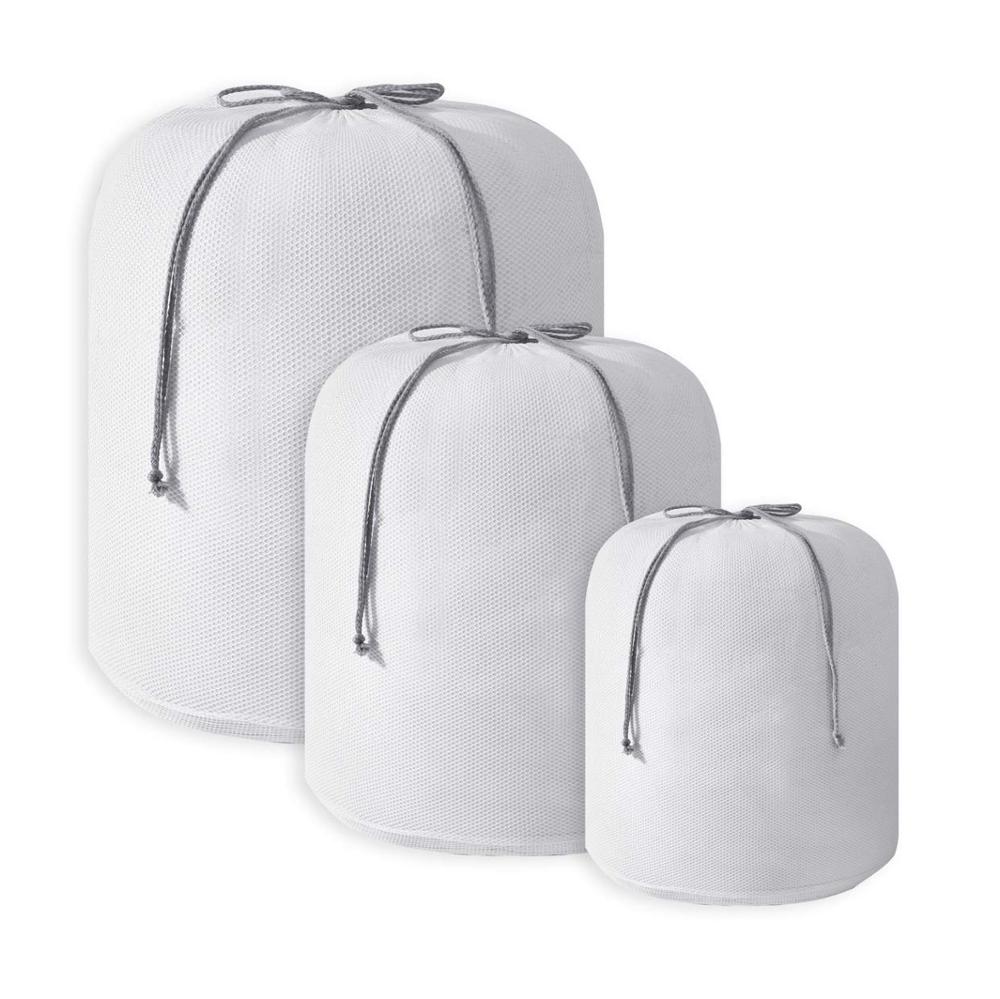 Laundry Bag Heavy Duty Drawstring Closure Bag, Delicates Laundry Bag for Washing Machine for Travel, Apartment