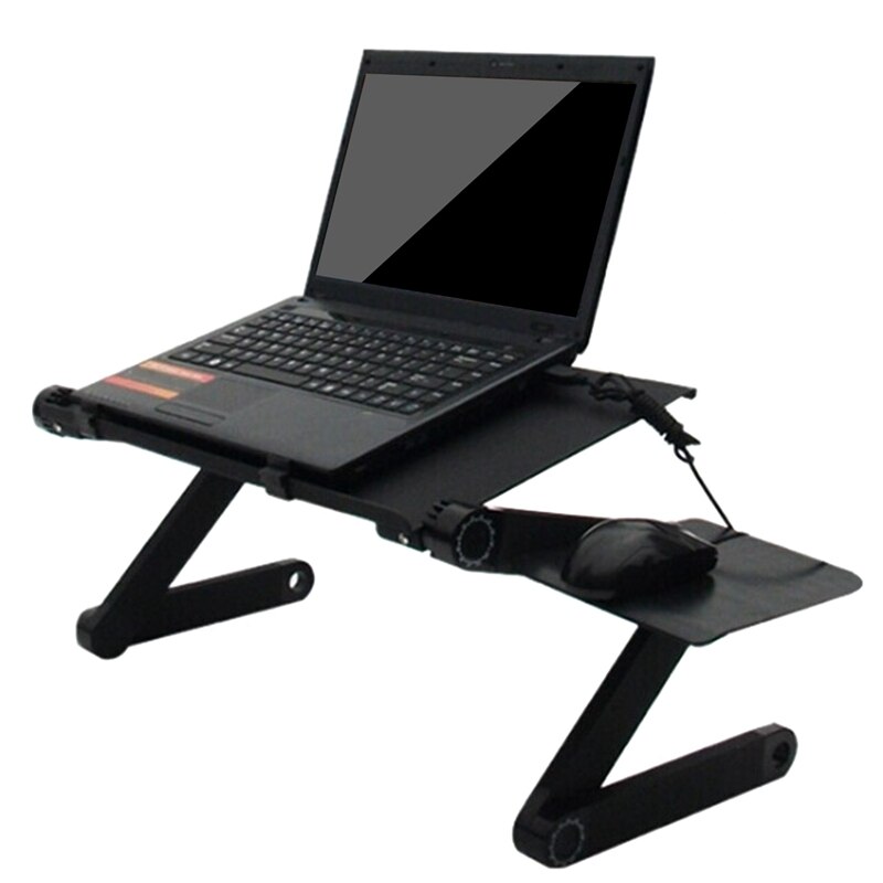 Verstelbare laptoptafel van aluminiumlegering, draagbare opvouwbare computer, notebook, desktopstandaard, computertafel voor slaapbank