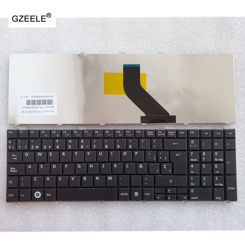 SP klawiatura dla Fujitsu Lifebook A530 A531 AH530 AH531 NH751 AH502 A512 laptopa czarny