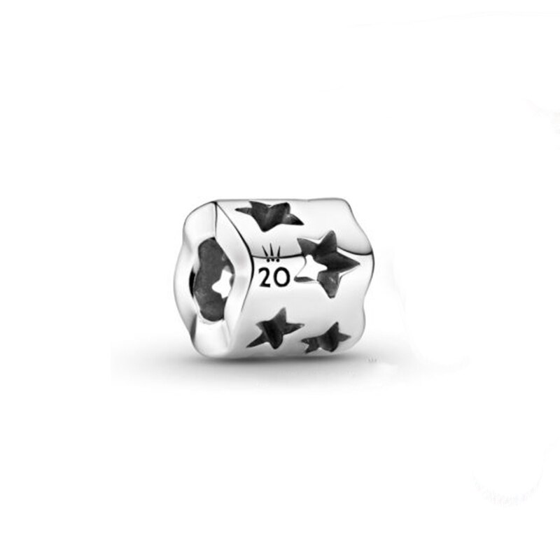 2020 nowy S925 edycja limitowana dwadzieścia rodzajów żaba Charms, proste 20th rocznica gwiazda serce łańcuch bezpieczeństwa oryginalny 1:1 biżuteria: 11