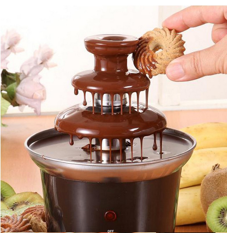 Mini Chocolade Fontein Creatieve Chocolade Melt Met Verwarming Fondue Machine Fabriek Prijs