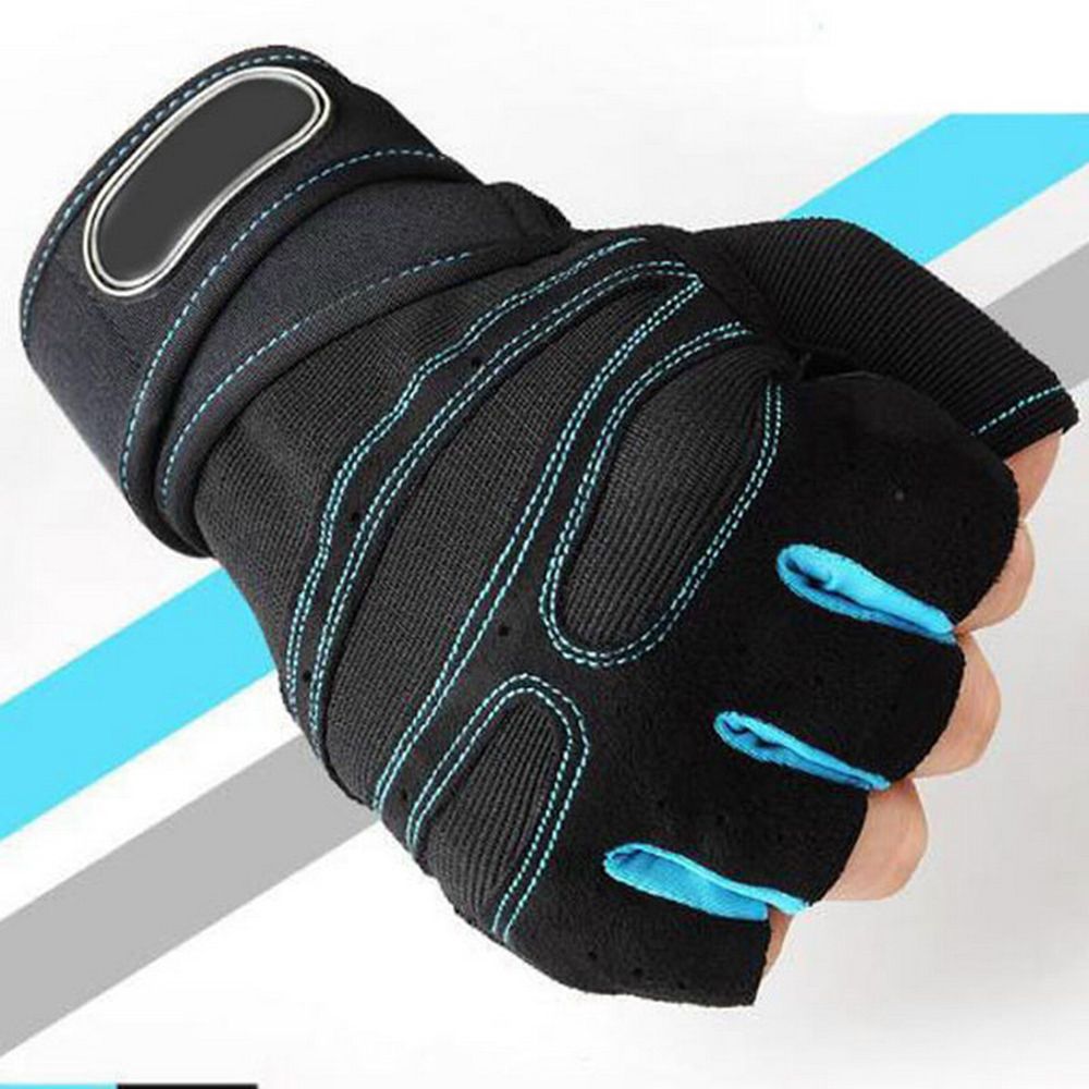 1 paire de gants d'équitation sport Fitness gants protéger poignet haltérophilie demi doigt gants Gym musculation formation gants