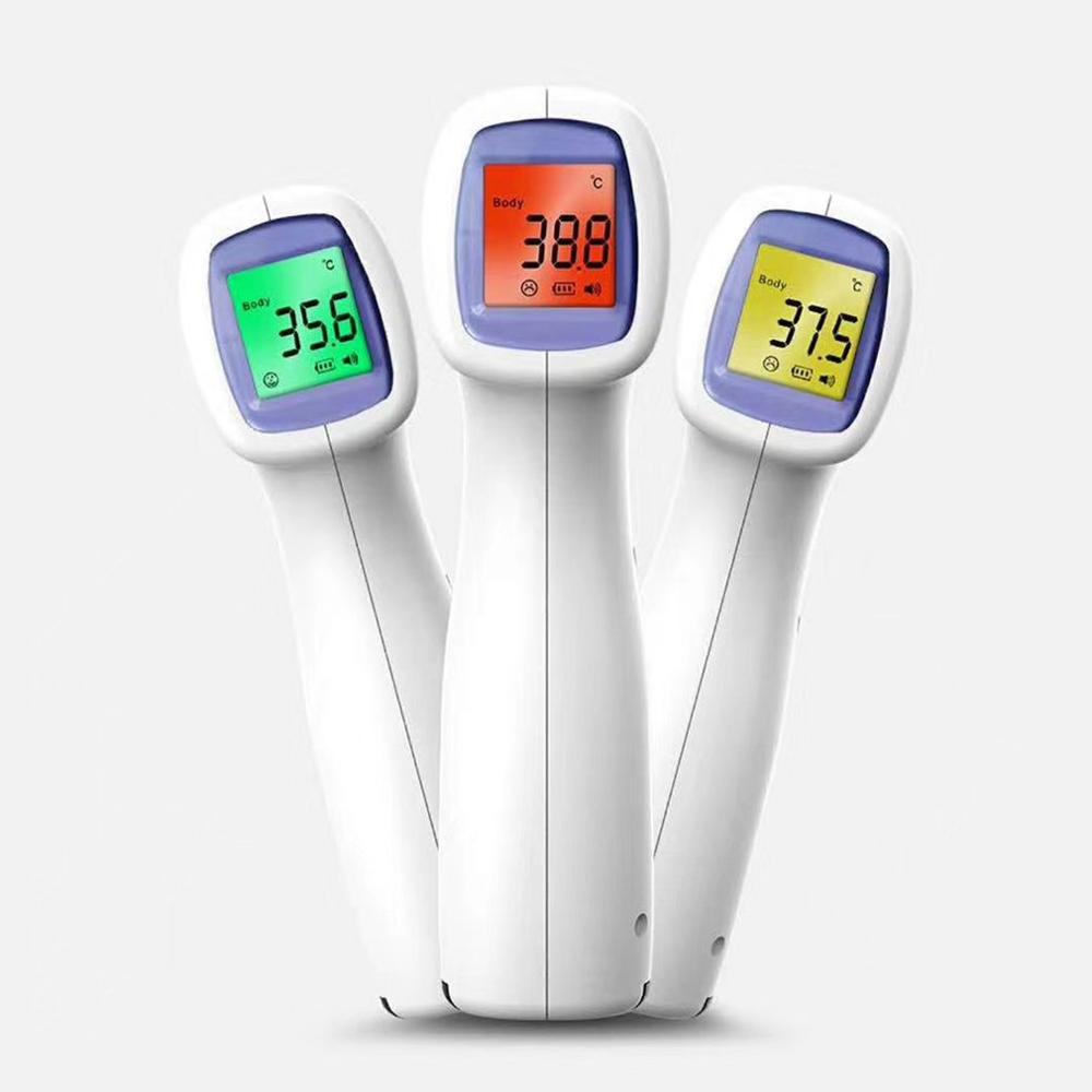 Non-contact Infrarood Menselijk Thermometer Voorhoofd Handheld Thermometer Medische Thuisgebruik 32 Groepen Data Opslag