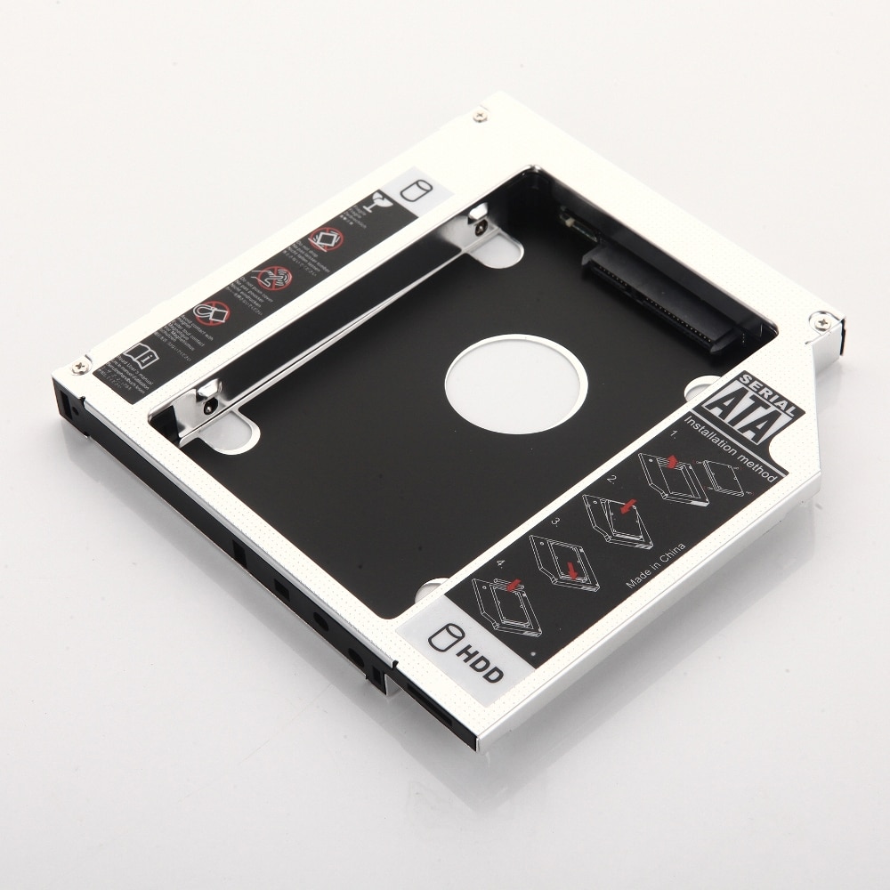 12.7mm 2nd HDD SSD Hard Drive Optical Caddy Adapter for HP ProBook 4320s 4321s 4325s 4326s 4520s 4525s 4510s 4530s