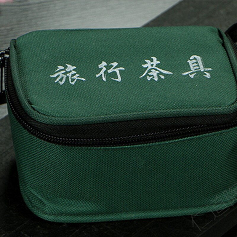 11pcs Thee Set China Reizen Kung Fu Thee Sets Keramische Draagbare Theekopje Porselein Service Gai Wan Thee Pot Mok van Theeceremonie Theepot