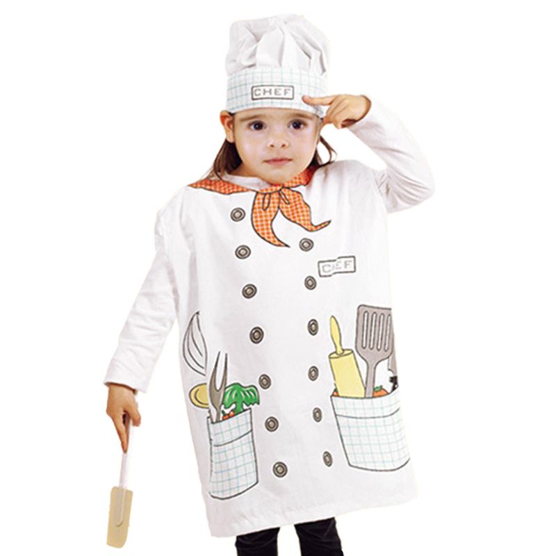 Enfants Cosplay carrière ensemble de costumes pompier policiers infirmière Chef semblant jouer tenue Halloween partie Roleplay vêtements Kit: 4