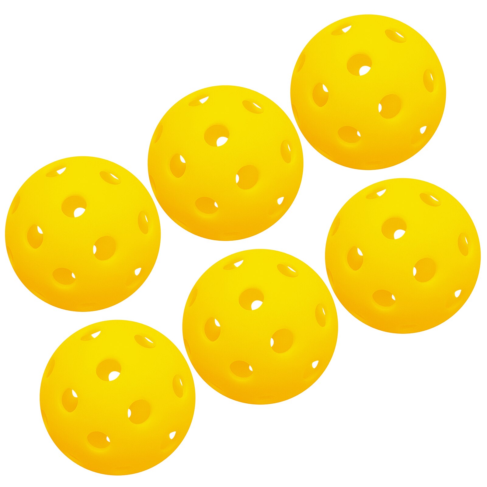 12 Packs 40 Holes Outdoor Pickleball Balls for Outdoor Courts Golf Balls Supplies