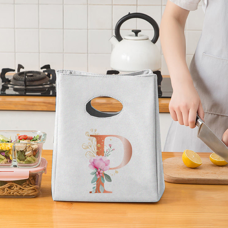 Pomarańczowy list płótno Unisex izolowana torba na Lunch torba z grubej bawełny zagęszczony Unisex wielokrotnego użytku piknik biurowy przenośna torba do przechowywania żywności: 9OrangeP